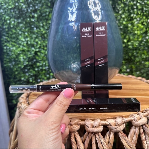 Amuse 3 N 1 brow pencil in dark brown new - Picture 1 of 5